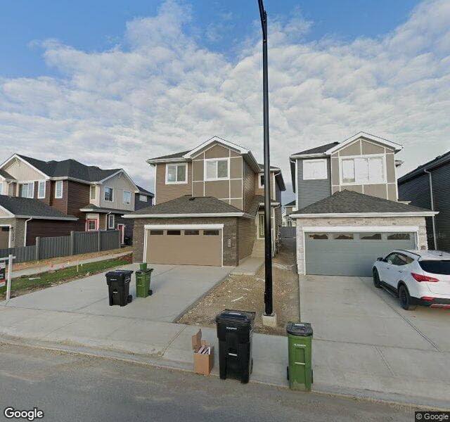 Street view of 3328 168 Street SW, Edmonton