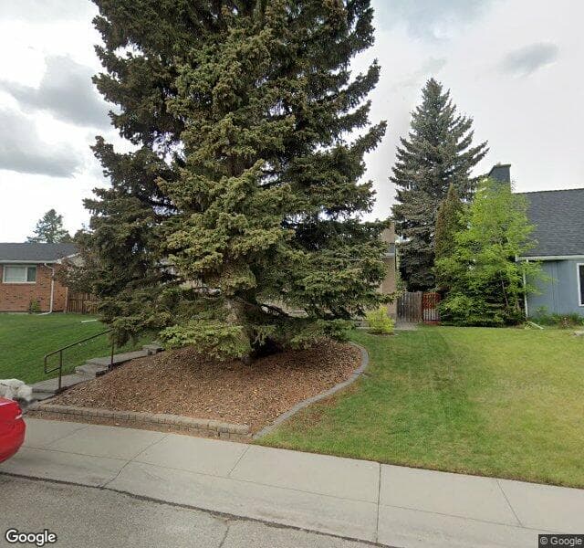 Street view of 9815 Palishall Road SW, Calgary
