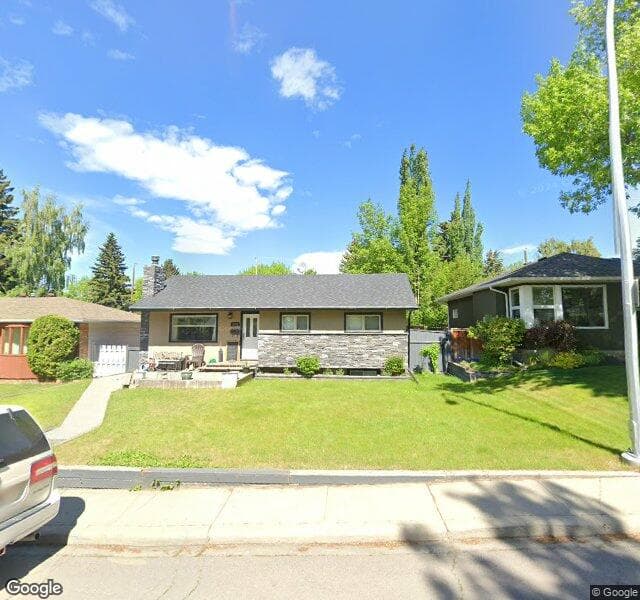 Street view of 3831 Brighton Drive NW, Calgary