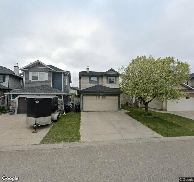 Street view of 16099 Everstone Road SW, Calgary