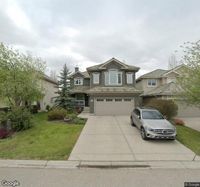 Street view of 55 Evergreen Manor SW, Calgary