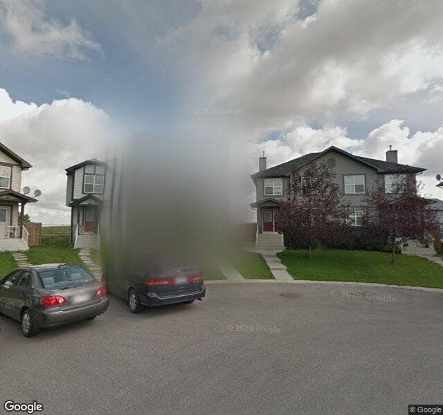 Street view of 64 Saddlebrook Place NE, Calgary