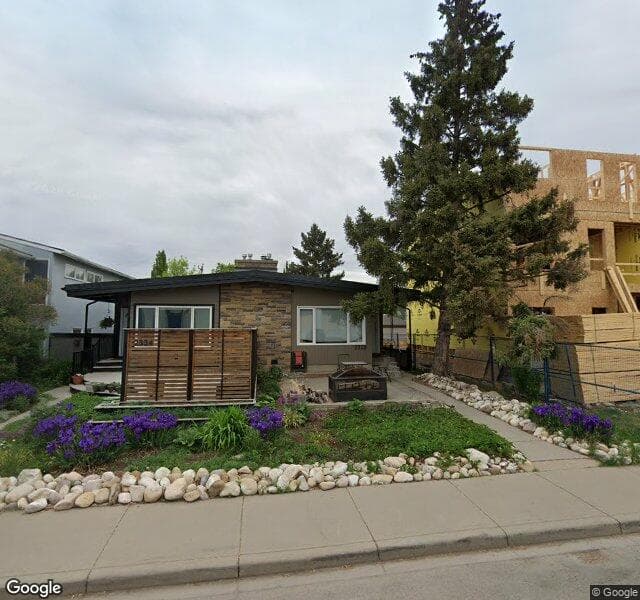 Street view of 2332 1 Avenue NW, Calgary