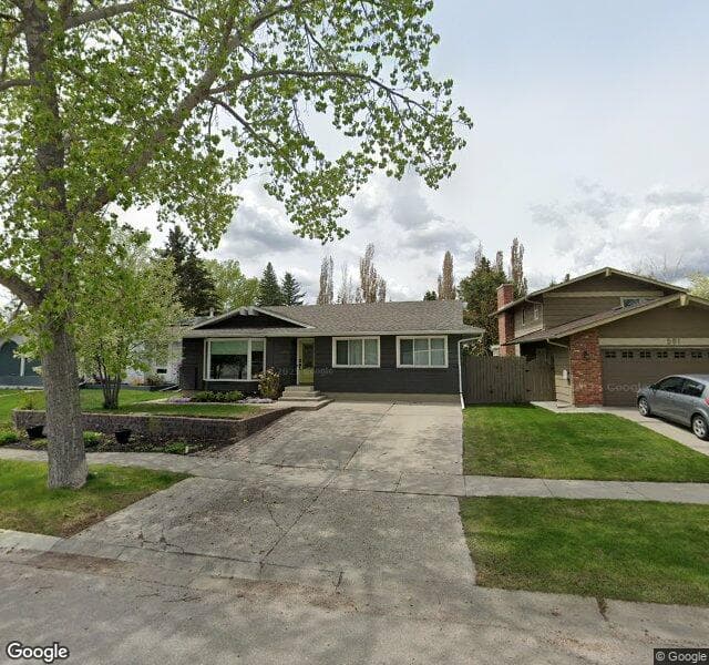 Street view of 295 Midvalley Drive SE, Calgary