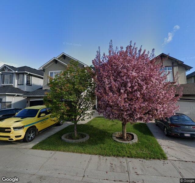 Street view of 72 Brightondale Close SE, Calgary