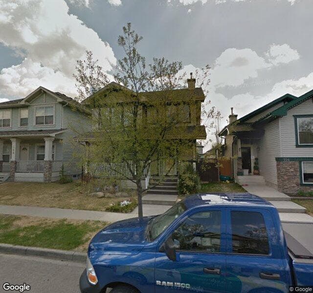 Street view of 150 Prestwick Landing SE, Calgary
