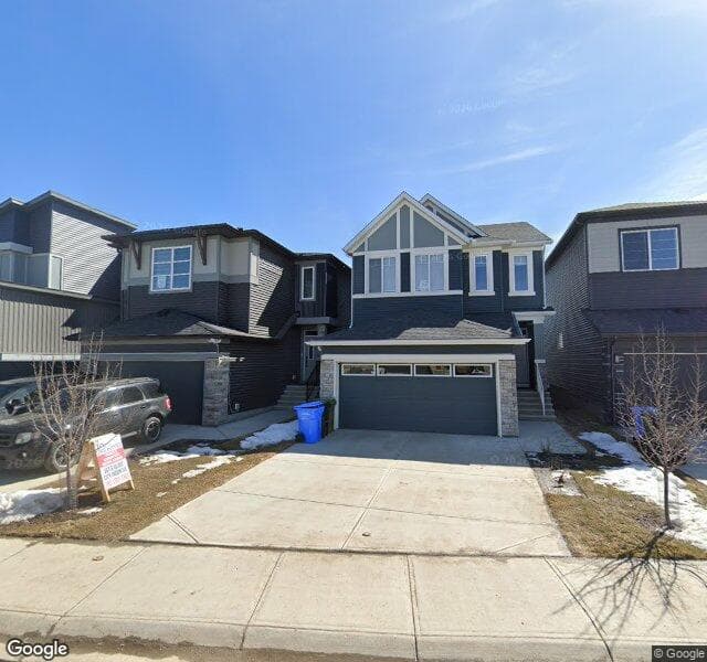 Street view of 402 Corner Glen Way NE, Calgary