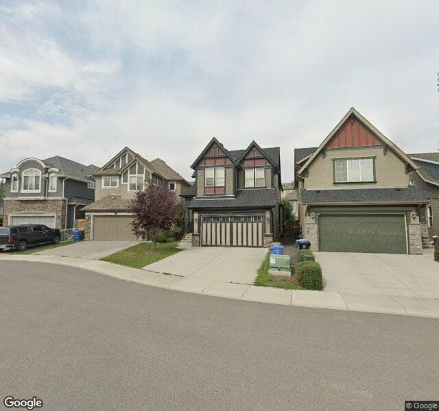 Street view of 66 Masters Mews SE, Calgary