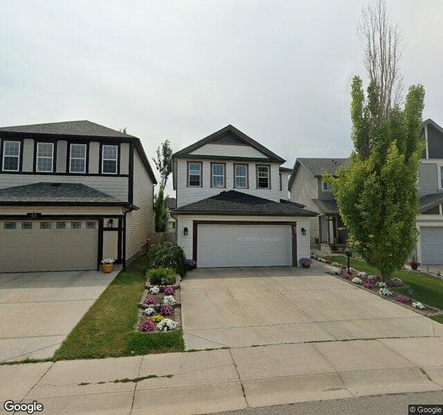 Street view of 57 Copperleaf Way SE, Calgary