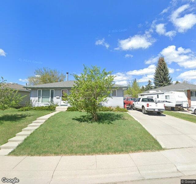 Street view of 7 Huntham Road NE, Calgary