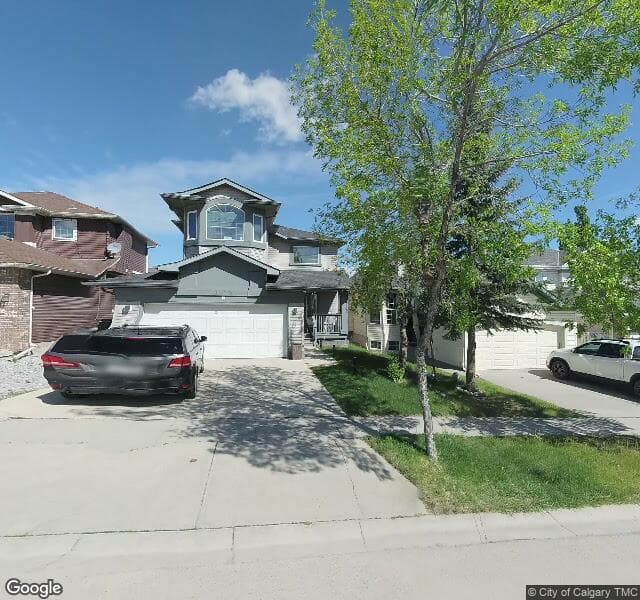 Street view of 9723 Hidden Valley Drive NW, Calgary