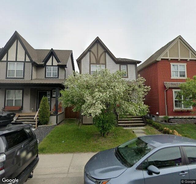 Street view of 69 New Brighton Heights SE, Calgary