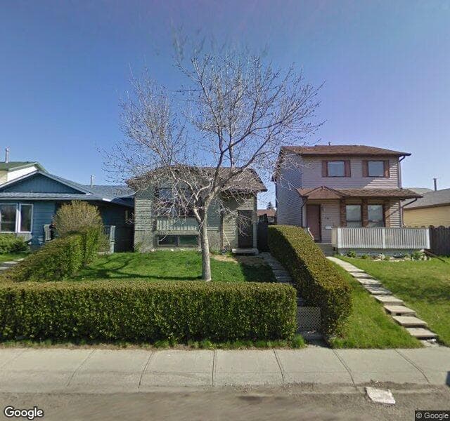 Street view of 112 Tararidge Close NE, Calgary