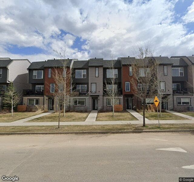 Street view of 40-1075 Rosenthal Boulevard NW, Edmonton