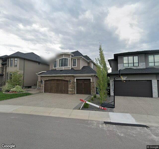 Street view of 108 Aspen Summit Circle SW, Calgary