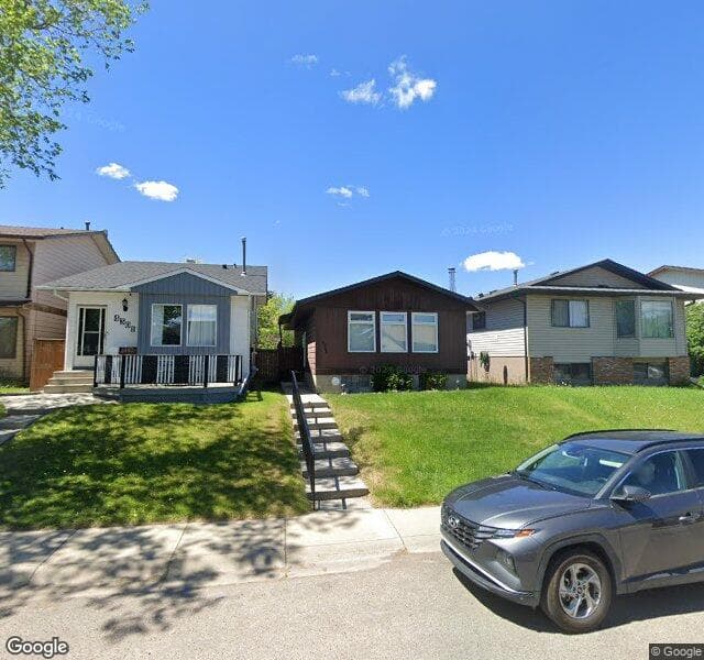 Street view of 4303 58 Street NE, Calgary