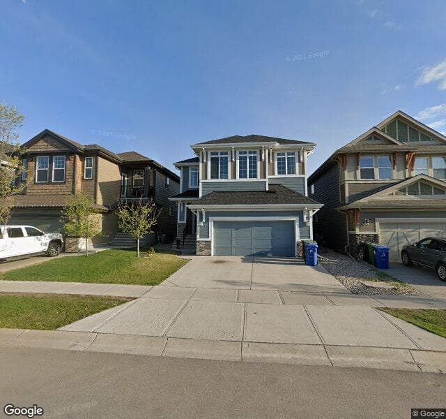 Street view of 207 Auburn Bay Avenue SE, Calgary