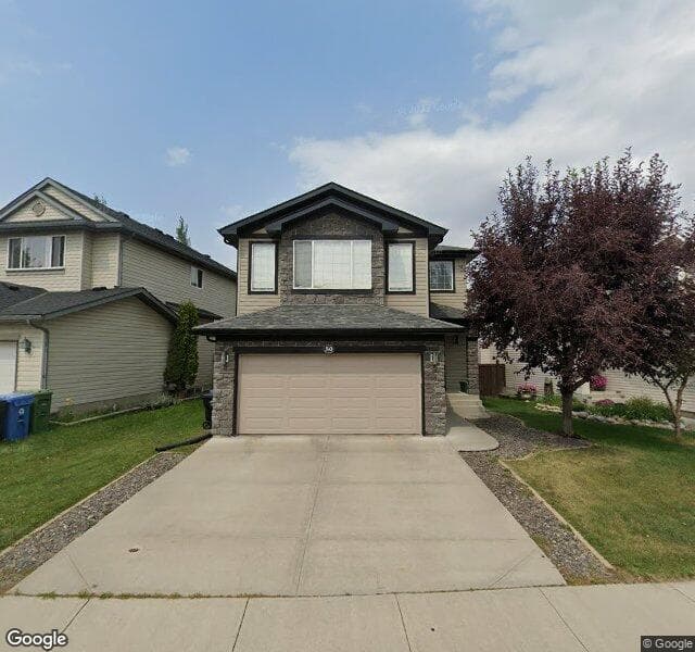 Street view of 50 Tuscany Ravine Close NW, Calgary