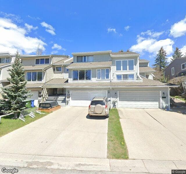 Street view of 128 Edgemont Estates Drive NW, Calgary