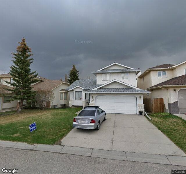 Street view of 129 Hawkland Place NW, Calgary