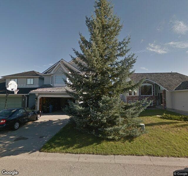 Street view of 100 Valley Meadow Crescent NW, Calgary