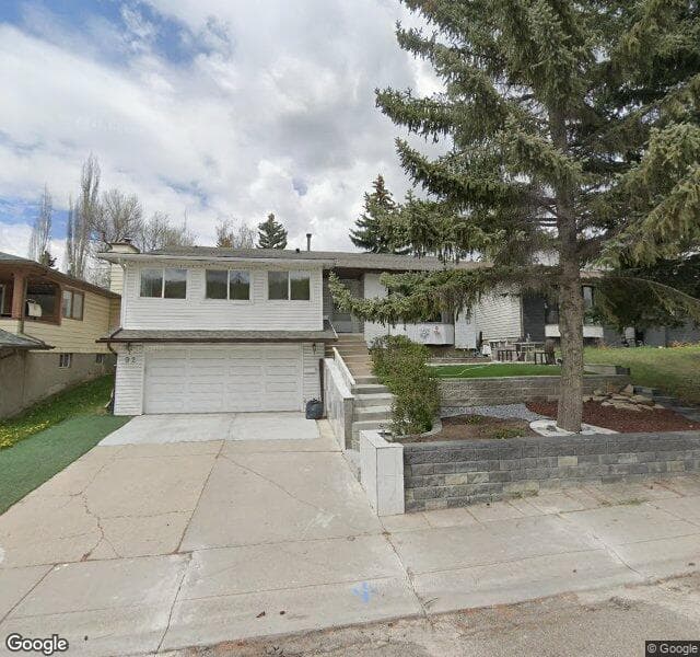 Street view of 92 Edgewood Drive NW, Calgary