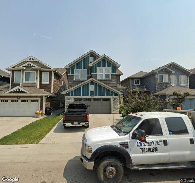 Street view of 4384 Crabapple Crescent SW, Edmonton