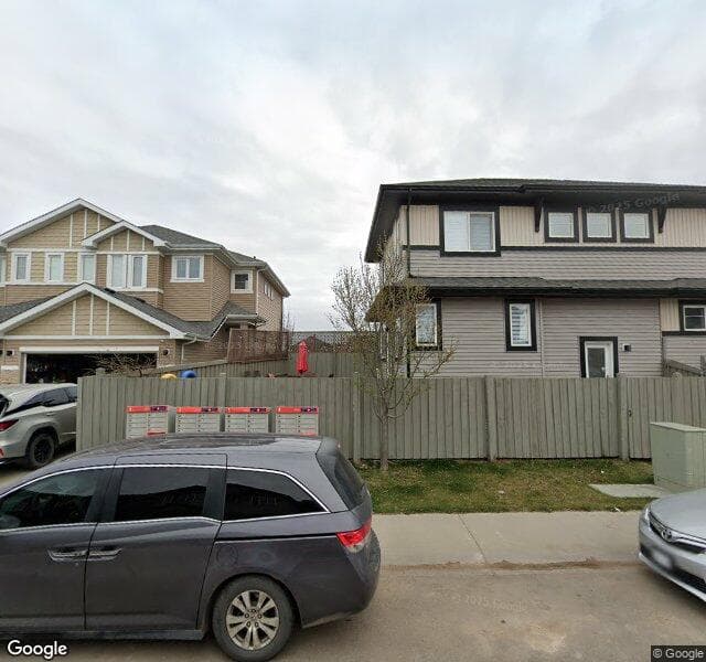 Street view of 8599 Cushing Place SW, Edmonton