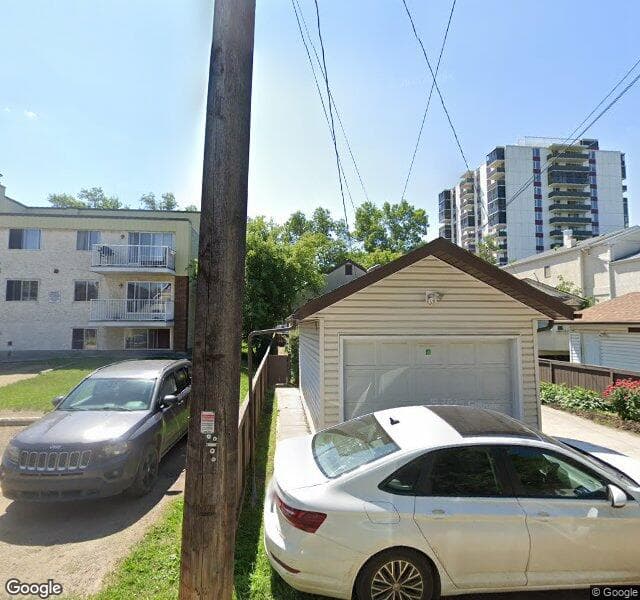 Street view of 10430 84 Avenue NW, Edmonton