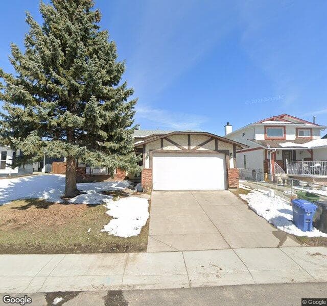 Street view of 84 Castledale Crescent NE, Calgary