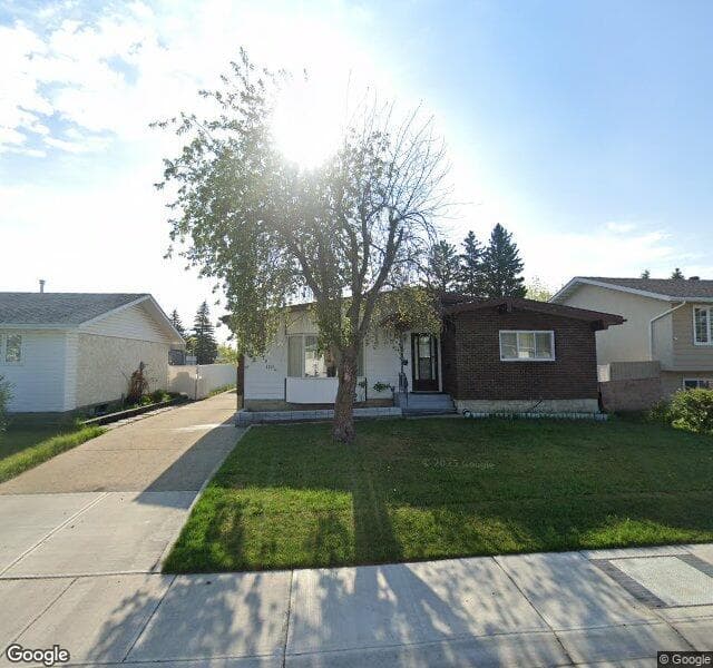 Street view of 16919 110 Street NW, Edmonton
