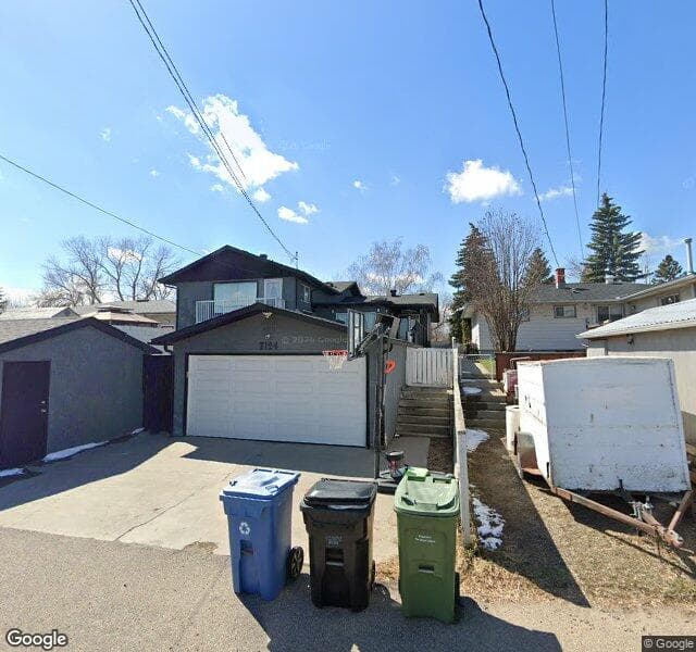 Street view of 7124 Fountain Road SE, Calgary