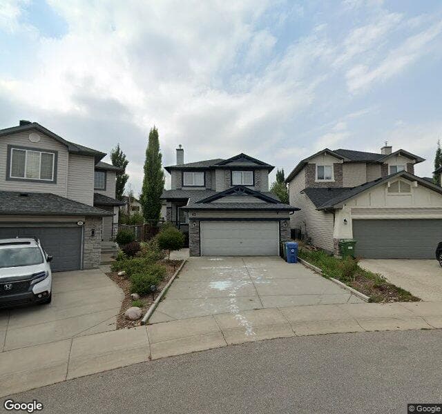 Street view of 63 Tuscany Ravine Court NW, Calgary