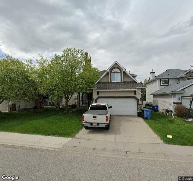 Street view of 29 Chaparral Way SE, Calgary