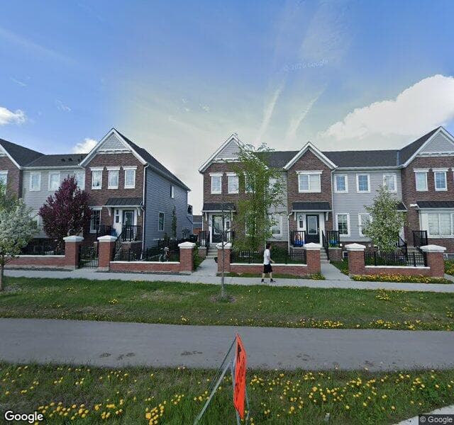 Street view of 19593 Sheriff King Street SW, Calgary