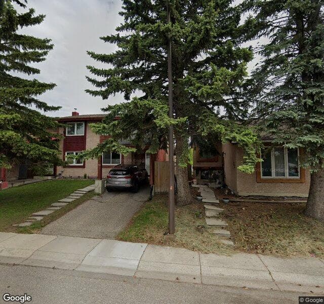 Street view of 79 Pinecliff Close NE, Calgary