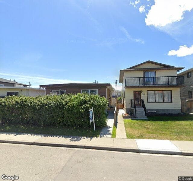 Street view of 4331 72 Street NW, Calgary