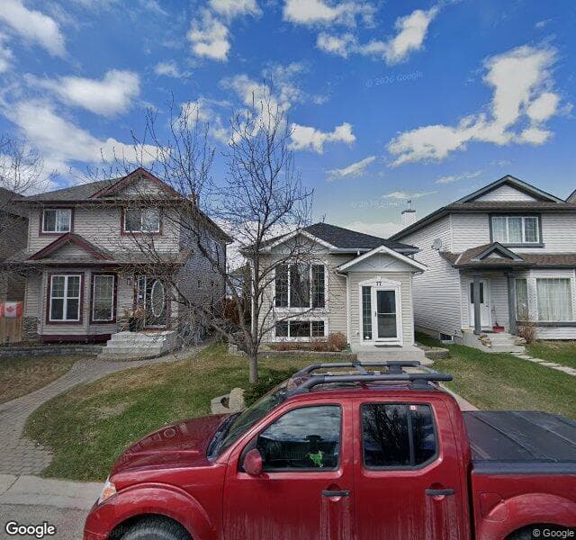 Street view of 77 Covewood Circle NE, Calgary