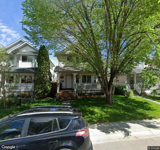 Street view of 84 Mount Allan Circle SE, Calgary