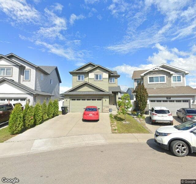 Street view of 17107 47 Street NW, Edmonton
