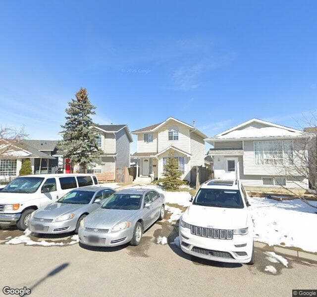Street view of 115 Martinwood Court NE, Calgary