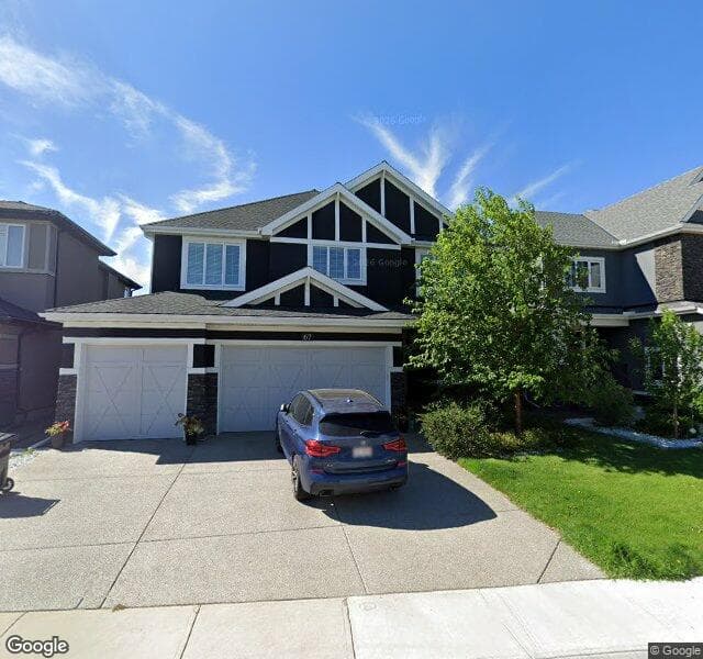 Street view of 67 Aspen Vista Way SW, Calgary