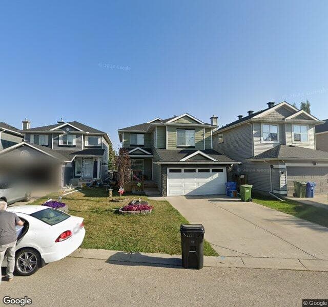 Street view of 106 Bridlepost Green SW, Calgary