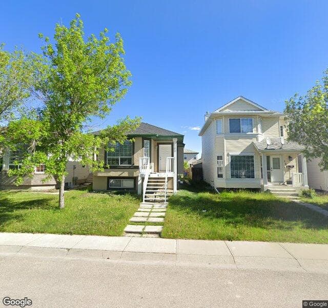 Street view of 163 Anaheim Circle NE, Calgary