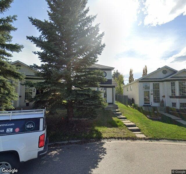 Street view of 56 River Rock Circle SE, Calgary