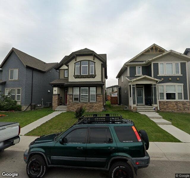 Street view of 34 Marquis Gardens SE, Calgary