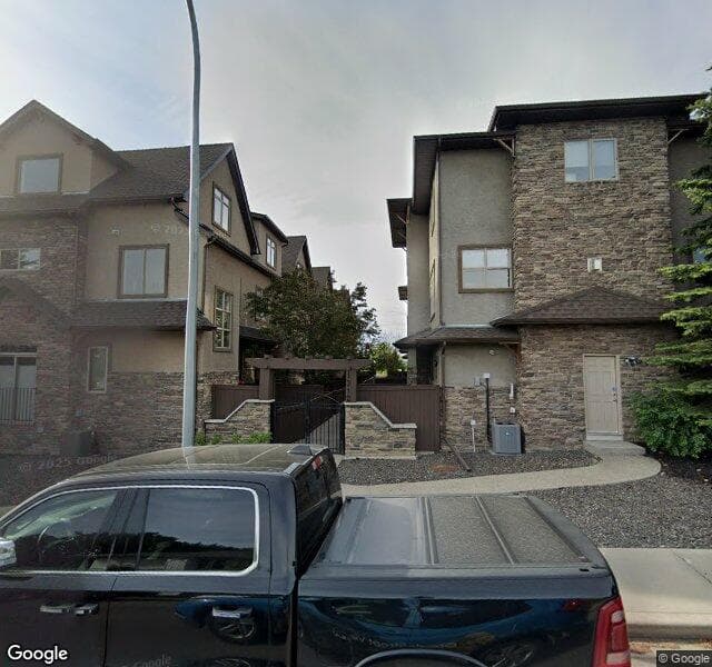 Street view of 204-1312 Russell Road NE, Calgary