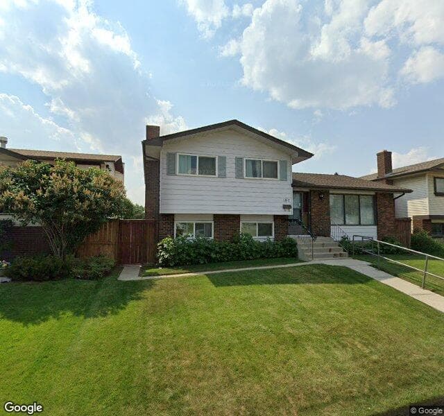 Street view of 167 Templeby Drive NE, Calgary