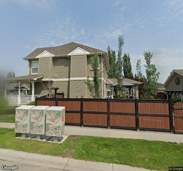 Street view of 119 Prestwick Manor SE, Calgary