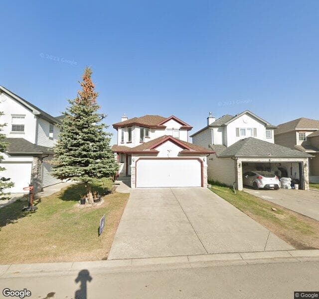 Street view of 59 Saddlecreek Terrace NE, Calgary